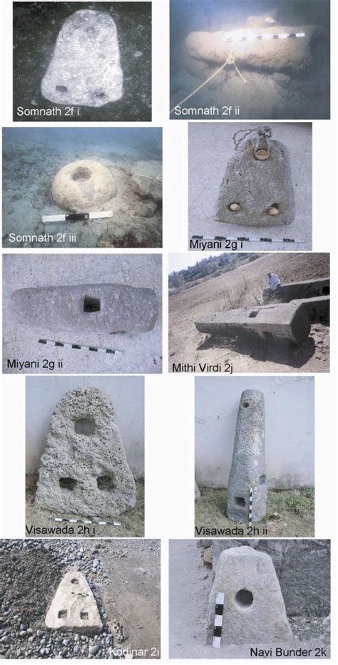 (a-e) Types of stone anchors found along the Gujarat coast of India.... | Download Scientific ...