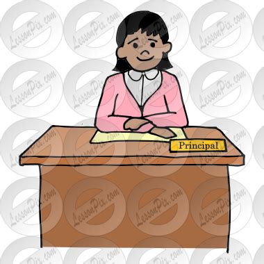 Principal Picture for Classroom / Therapy Use - Great Principal Clipart