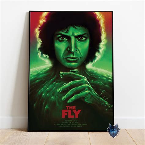 The Fly Poster Jeff Goldblum Wall Art Rolled Canvas Print - Etsy