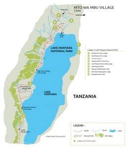 Lake Manyara national park Map | Lake Manyara National Park Tours