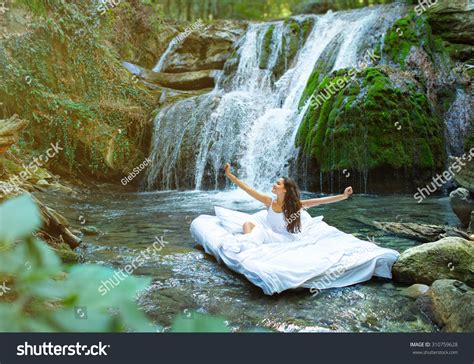 Hidden Place Sleeping Woman Deep Forest Stock Photo 310759628 - Shutterstock