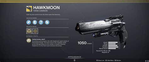 What is Hawkmoon in Destiny 2?