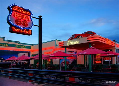 "Cruisers Cafe, route 66, Williams AZ (in colour)" by raceman | Redbubble