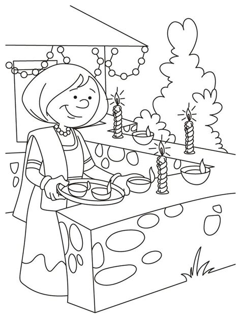 7 Diwali Coloring Pages / Coloring Pages For Kids & Children On Diwali/ Best Coloring Pages On ...