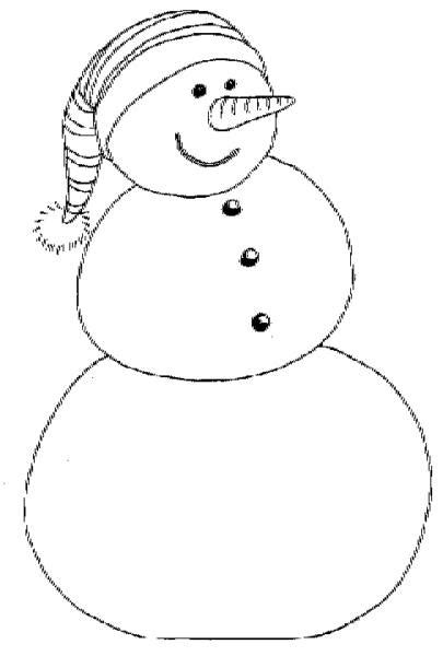 Snowman black and white january black and white clipart - WikiClipArt