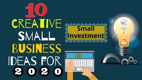 10 Creative Small Business Ideas with a Small Investment for 2020 | Small investment business ...