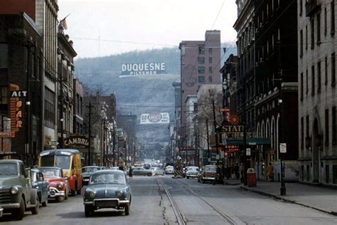 Main Street Johnstown 1950's Photograph by Photographer Unknown