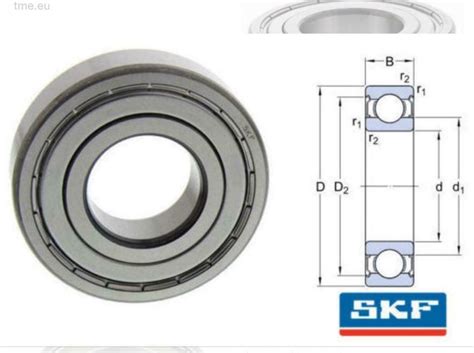 6001 2Z NIB SKF BEARING METAL SHIELD BOTH SIDES 60012ZC3 6001ZZ 12x28x8 mm - Rodavictoria USA