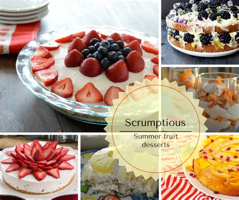 Summer fruit desserts recipes | Amira's Pantry