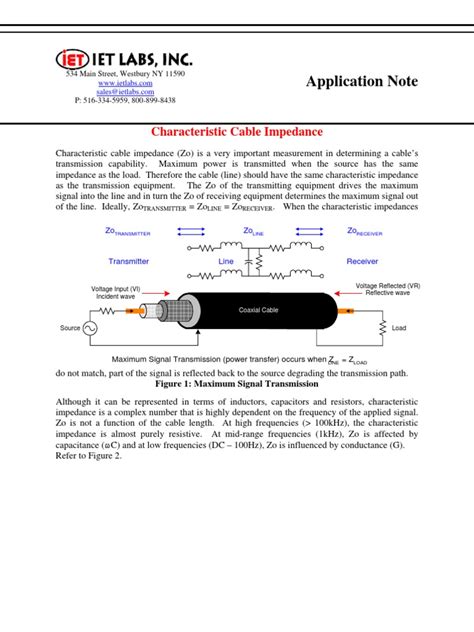 5-Characteristic Cable Impedance-Digibridge | Electrical Impedance ...