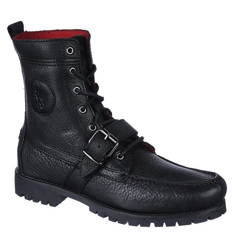 Polo Ralph Lauren Ranger Black Boots for Men - Lyst