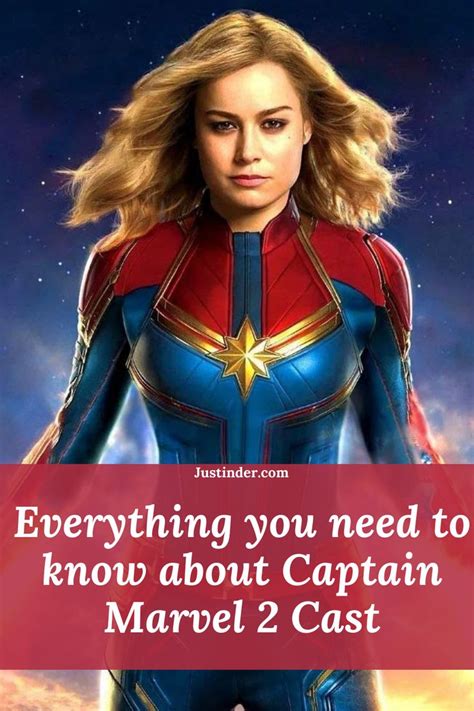 Captain Marvel 2 Cast Captain Marvel Carol Danvers, J Us, Marvel Cosplay, Best Series, Millie ...