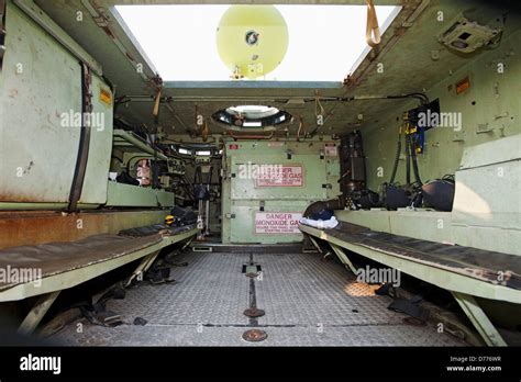 M-113 Armored Personnel Carrier Interior Stock Photo - Alamy