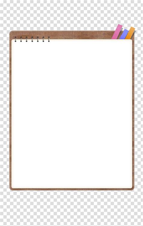 Notepad clipart notebook border design, Notepad notebook border design Transparent FREE for ...