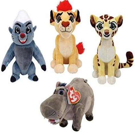 Ty Lion Guard Beanie Babies Plush - 4 Piece Set (Kion, Fuli, Bunga and Beshte!) | Miracles Gift ...