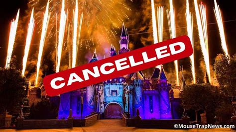 Disneyland Will No Longer Have Fireworks Shows