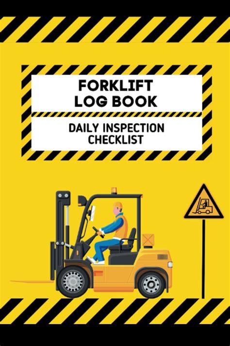 Buy Forklift Log Book with Daily Inspection Checklist, Safety and Maintenance Forklift Operator ...