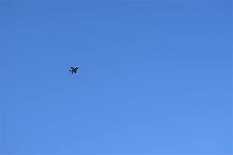HD wallpaper: airforce, flying, jet, military, minimalist, plane, sky, blue | Wallpaper Flare