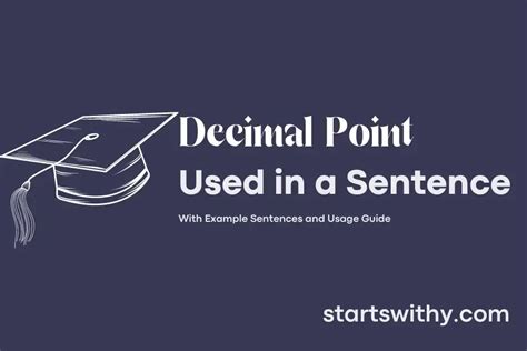 DECIMAL POINT in a Sentence Examples: 21 Ways to Use Decimal Point