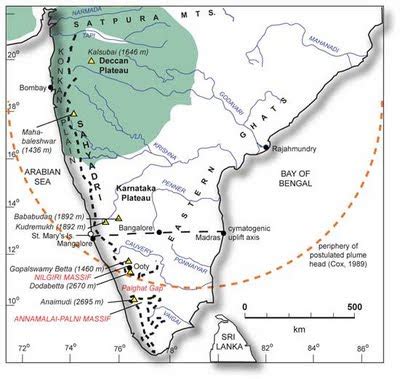 Rapid Uplift: The Easterly Tilt Of The Deccan Plateau