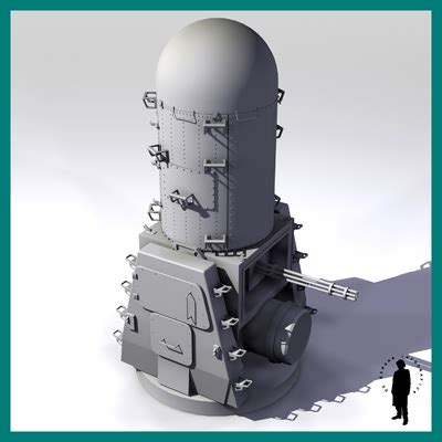 PHALANX CIWS US NAVY AN 3D Model .max - CGTrader.com