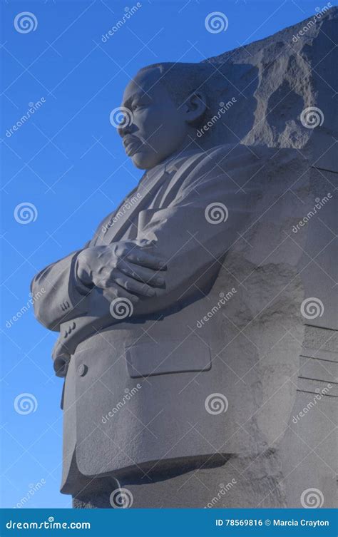 MLK by Night #1 editorial photo. Image of civil, statue - 78569816