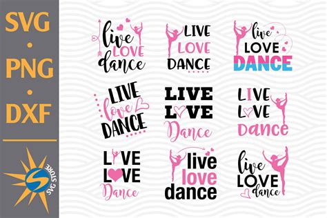 Live Love Dance Graphic by SVGStoreShop · Creative Fabrica