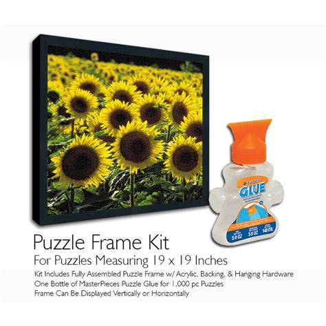 Jigsaw Puzzle Frame Kit - Featuring Masterpieces Puzzle Glue - Walmart.com - Walmart.com