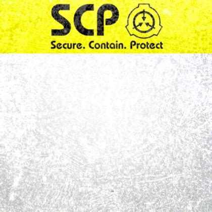 Empty SCP Label Memes - Imgflip