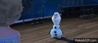 Olaf Melting 2 on Make a GIF