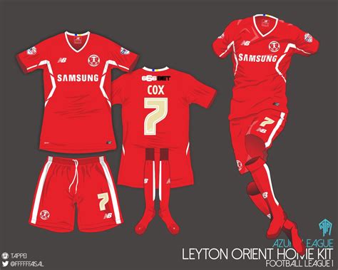 Leyton Orient FC Home Kit AL/MD9