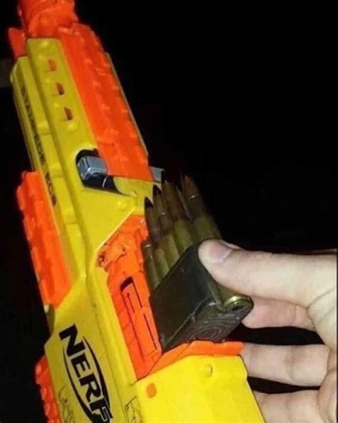 Reloading the NERF gun with real ammo | MyConfinedSpace