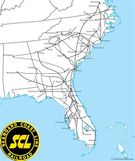 Seaboard Coast Line Passenger Car Diagram