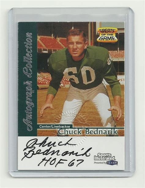 Musings about Sports and other important items: Chuck Bednarik