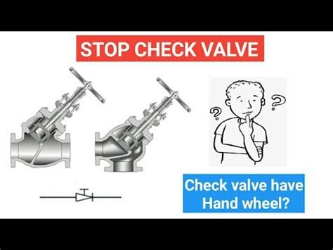 Stop Check Valve | Check Valve Types | Piping - YouTube