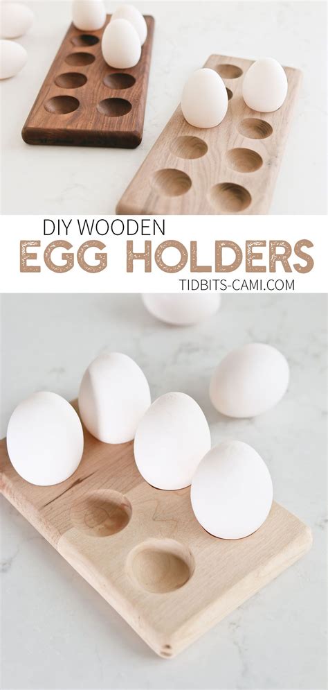 DIY Wooden Egg Holders - a beautiful gift idea! Tutorial and available to purchase! #egg # ...