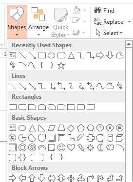 vba - How to create custom shapes menu in Powerpoint - Stack Overflow