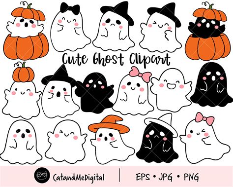 Cute Ghost Clipart For Kids