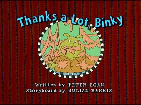 Thanks a Lot, Binky - Arthur Wiki