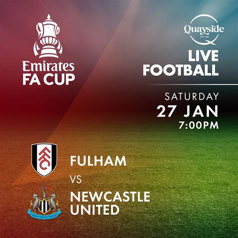 Fulham vs Newcastle United - 27th January 2024 — Quayside