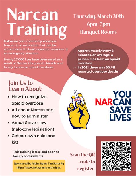 Narcan Training - March 30, 2023 at 6–7 p.m. | Calendar