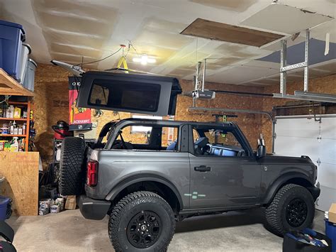 "Homemade" hard top lift tips! | Bronco6G - 2021+ Ford Bronco & Bronco Raptor Forum, News, Blog ...