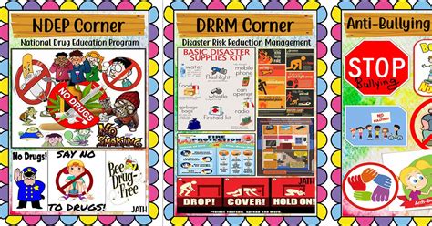 GAD, NDEP, DRRM, Anti-Bullying Corners (Free Download) - DepEd Click