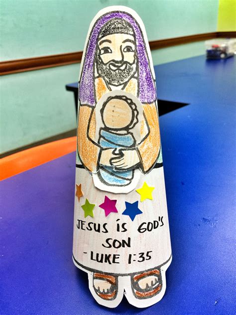 Image result for craft ideas for kids about Simeon with JEsus | Bible crafts sunday school ...