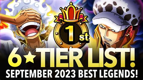 ★6 TIER LIST! Best Legends September 2023! (ONE PIECE Treasure Cruise) - YouTube