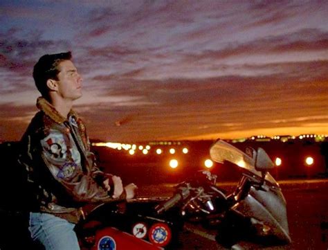 Top Gun Maverick: Maverick Top Gun Motorcycle Scene