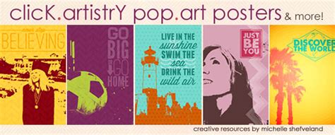 ClickArtistry Pop Art Posters & More | Digital Scrapper