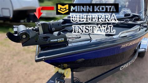 Step-by-Step Guide: Installing a Minn Kota Ulterra Trolling Motor To a Crestliner Sportfish ...