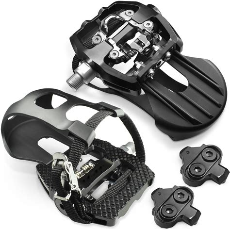 Shimano SPD Compatible Pedals for Stationary Bike with Toe Cage | Taiwantrade.com