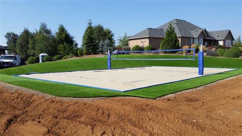 Phenomenal Photos Of Backyard Volleyball Court Ideas | Laorexa